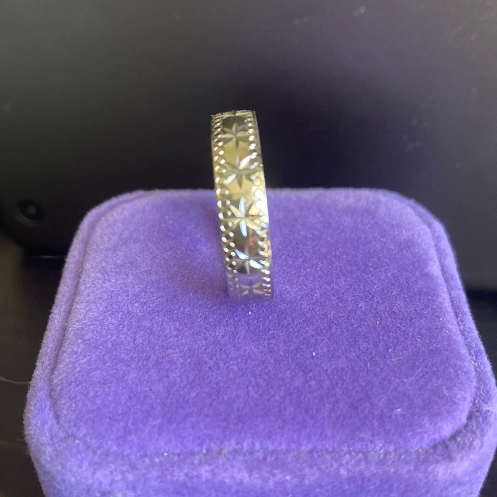 “STEELTIME” STAINLESS STEEL WEDDING ENGAGEMENT RING SIZE 8.5